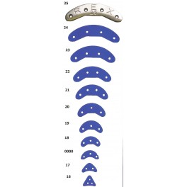 Steel heel plates - To repair shoes and heels